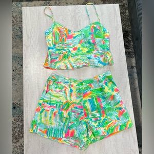 Lilly Pulitzer Linnea 2 piece Set in Sea Salt and Sun- 25484